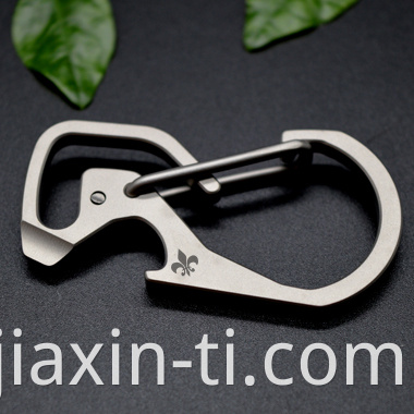 titanium keychain carabiner